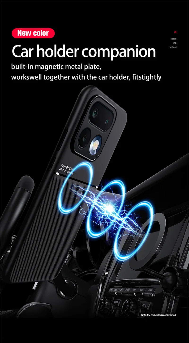 Magnetic Leather Protective Phone Case – Soft Back Cover s