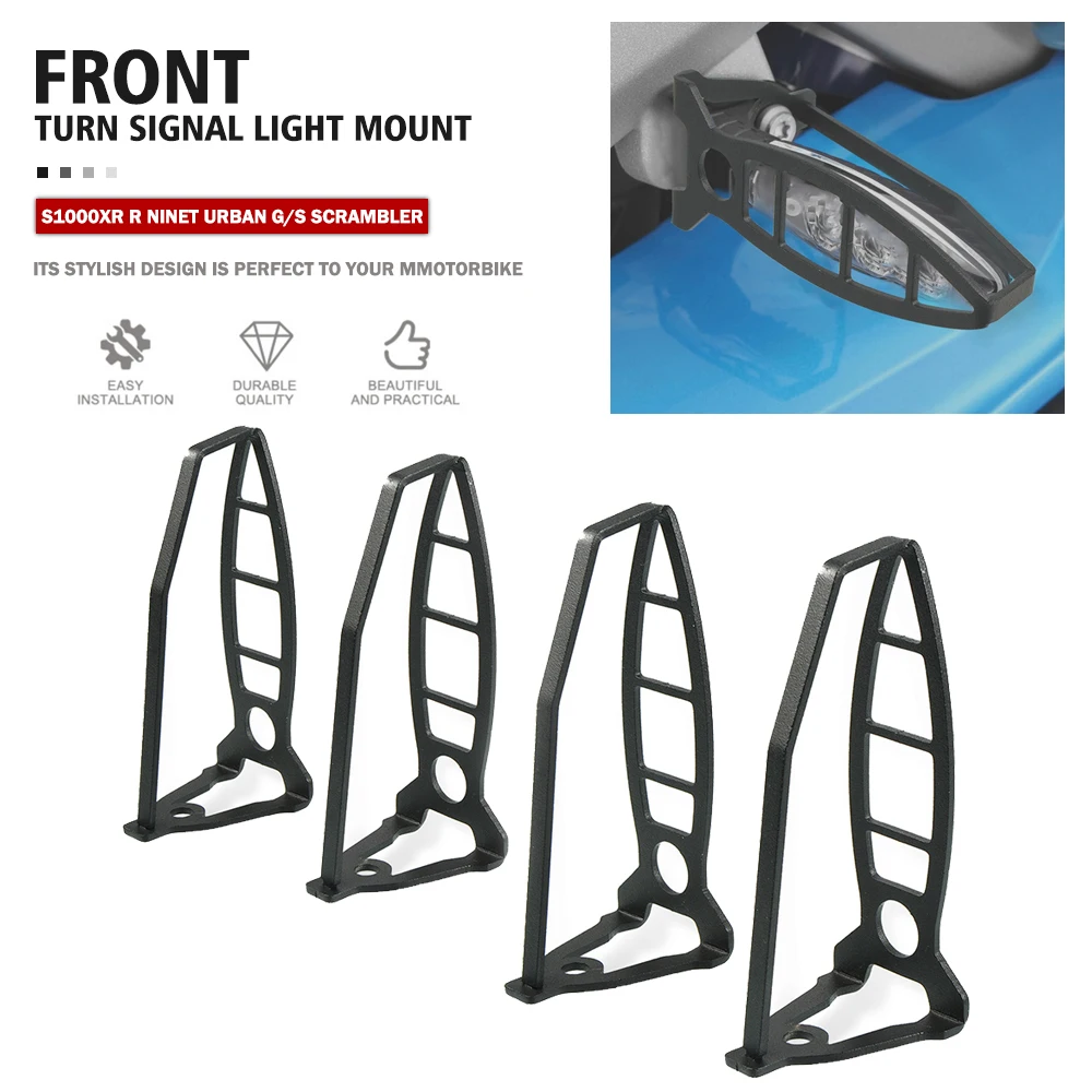 

Front Turn Signal Light Mount Stand Protection FOR BMW S1000XR R nineT Urban G/S Scrambler Racer Pure R1250RS R1250GS R1200GS