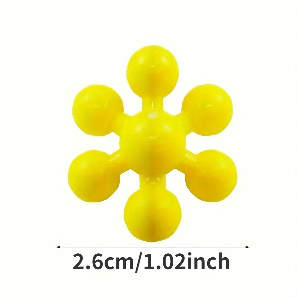 Plum Blossom Building Blocks 3D Snowflake Building Blocks DIY Interlocking Puzzle Education Plastic Assembly Toys