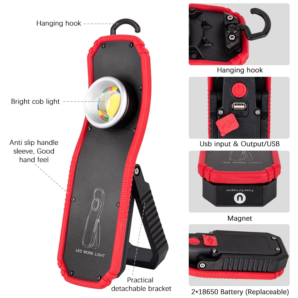 ޴ LED COB  ġ, USB  ׳ƽ , ķ  ũ ,  ο  , ۾ 