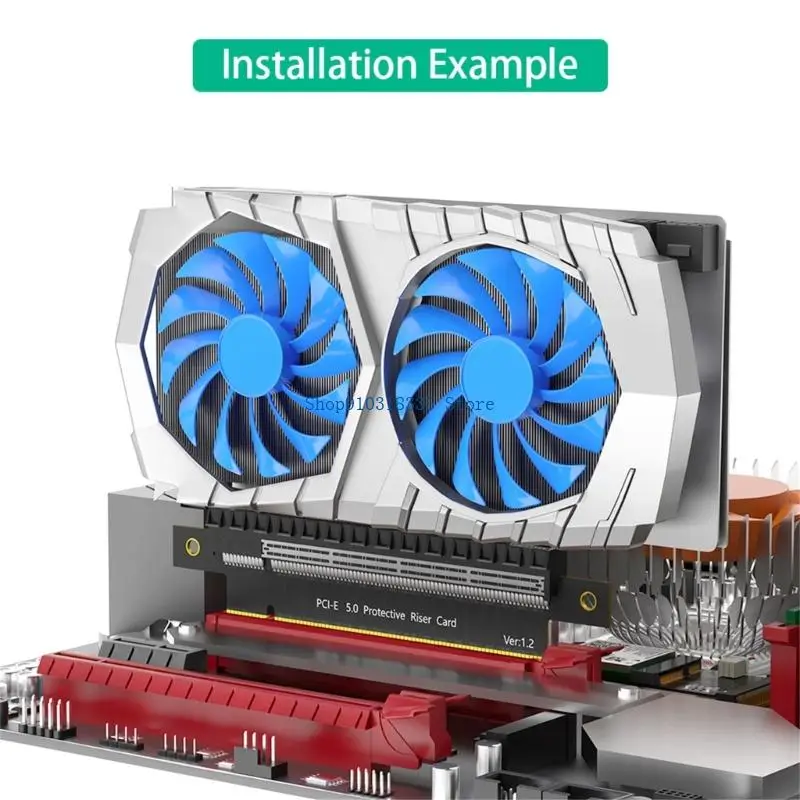 고급 GPU 장착 및 향상된 호환성을 위한 PCIExpress 5.0 라이징 확장 카드 그래픽 스티어링 카드