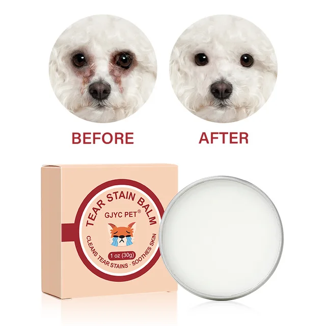 S654bcd3491d446459c1ec88297ea5400g.jpg Natural Tear Stain Remover Balm for Dogs Cats Gentle Eye Care Soothing Skin Pet Lacrimal Gland Cleaning Cream