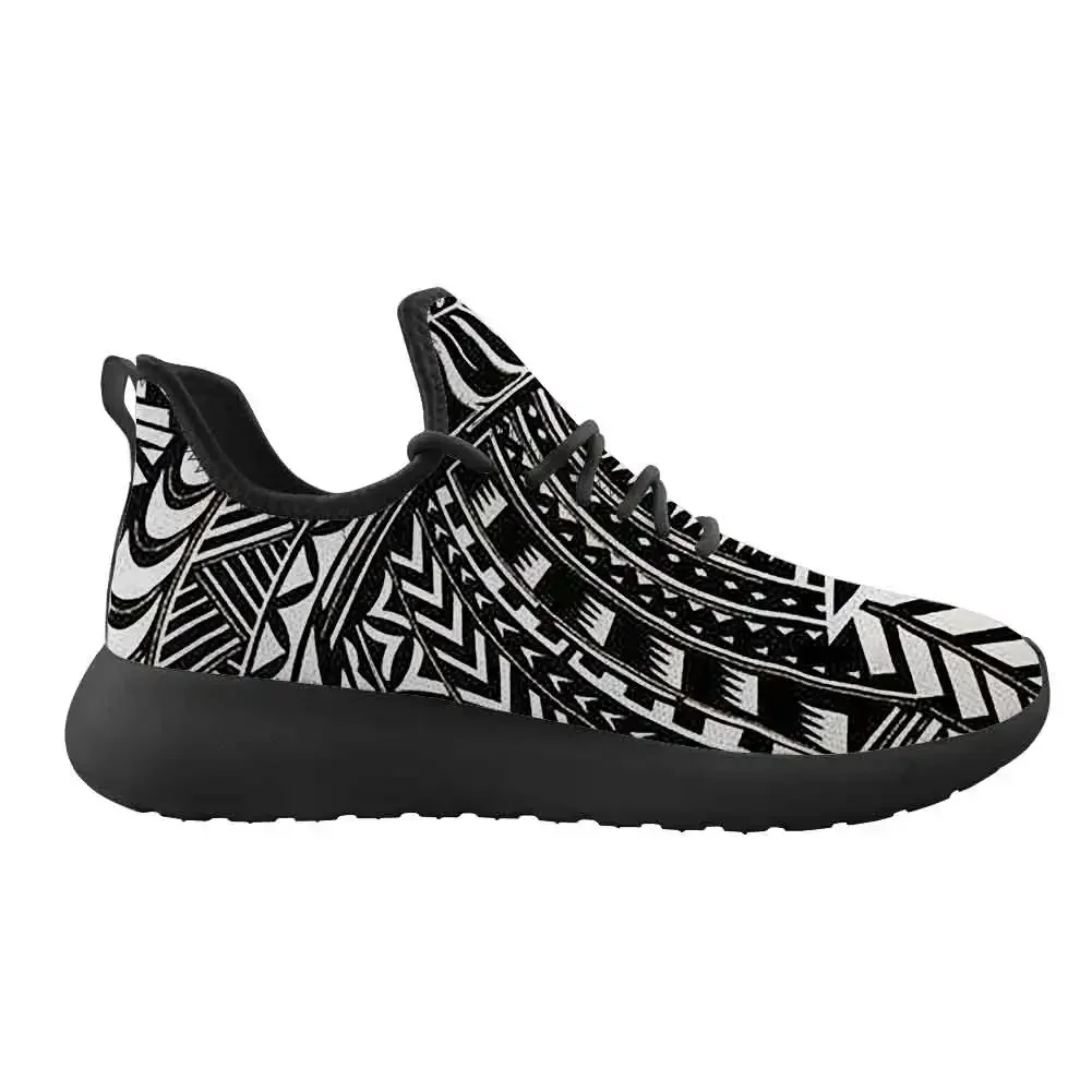 Tonga Art Style Teenage Girls Brand Design Casual Shoes Polynesian Tattoo Print Sneakers Comfortable Mesh Women's Footwear