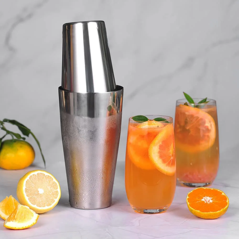 Professional Boston Shaker Bar Wine Cup Barware tools Bartender Kit Stainless Steel Cocktail Mixer Martini Cocktail Shaker Set