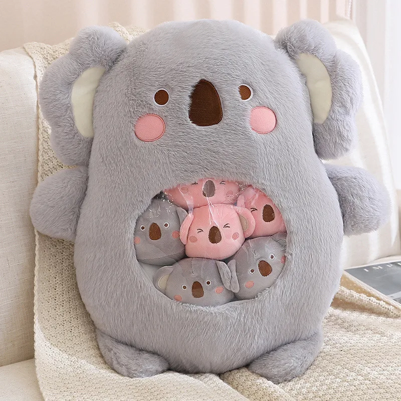 Squishmallows – Peluche Oreiller avec des petites pièces peluches