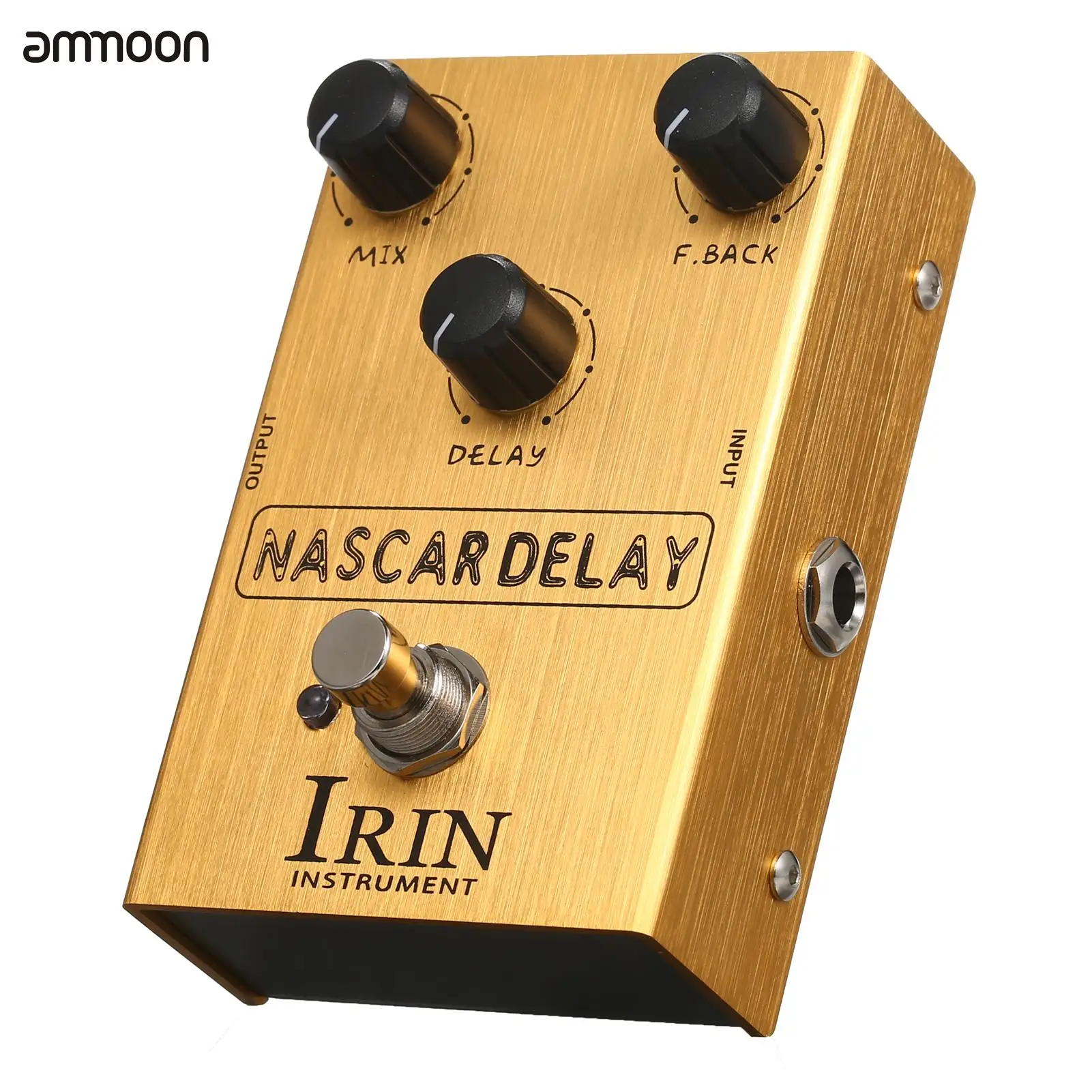 

IRIN Electric Guitar Effect Pedal Amplification Simulator Sound Simulation Delay Single Block Effect With Mixing/Feedback/Delay