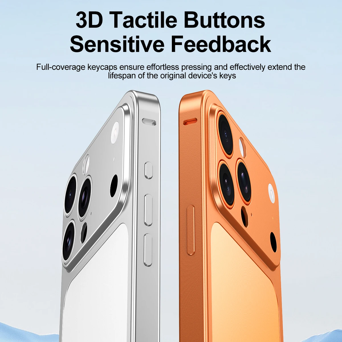 Luxury Aluminum Alloy Slim Frame Case with Metal Backplane