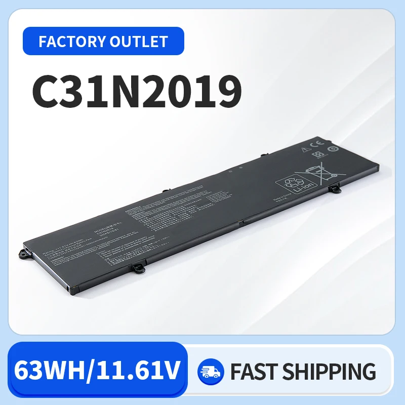 

Somi C31N2019 C31N2024 Battery For Asus K3400PA K3400PH M3401QA M3401QC M6400QC S3400PA S3401QA M7400QC N7400PC K3500 M3500Q