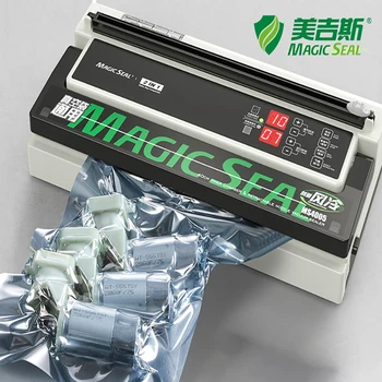 MAGIC SEAL Commercial Household Food Vacuum Sealer Packaging Machine MS4005 Dry and Wet Vacuum packer With Air Cooling System 1