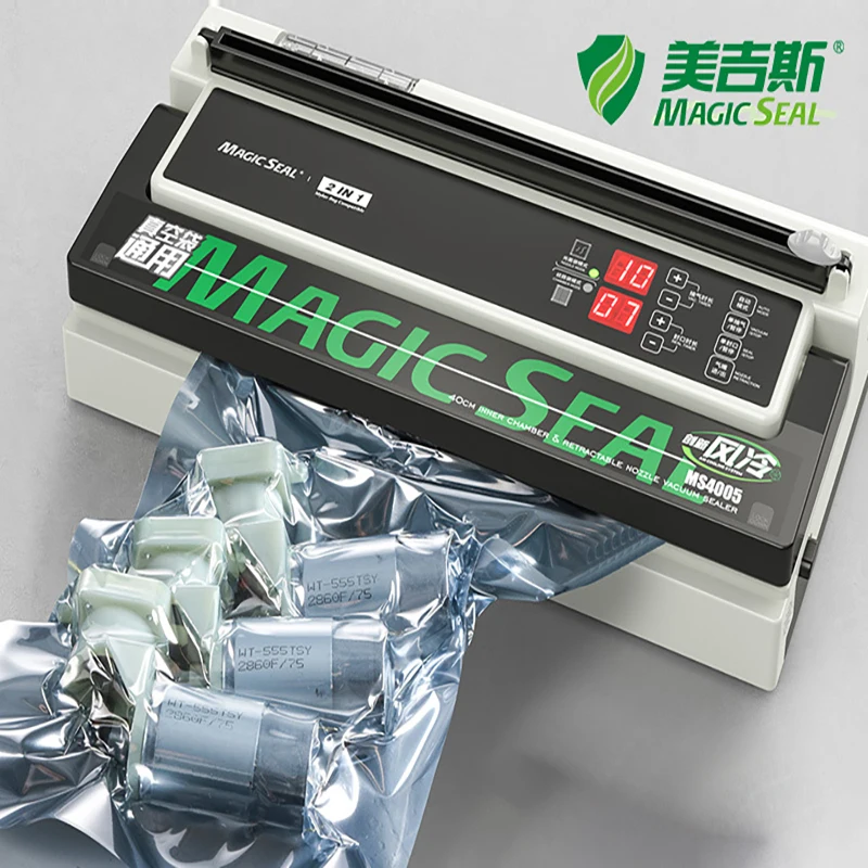 MAGIC SEAL MS4005 Commercial Vacuum Sealer Machine Best Automatic Vacuum Food Sealer Packaging Machine Sealer Common To All Bags 6