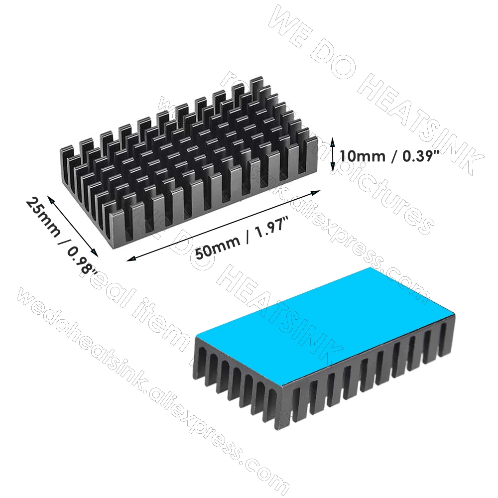 WE DO HEATSINK   ػȭ ˷̴ 濭 濭 ,  е , 100 , 50x25x10mm