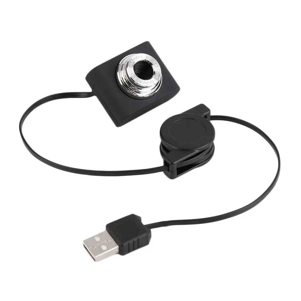 New USB 30M Mega Pixel Webcam Digital Video Camera Web Cam For PC Laptop Notebook Computer Clip-on Camera Black