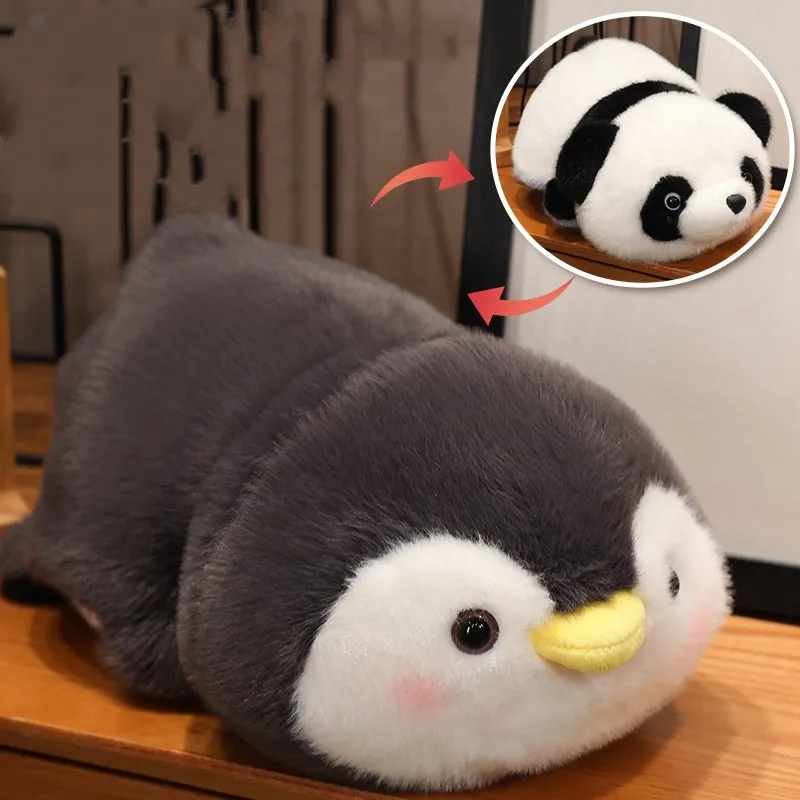 penguin-panda さま 25/35CM Creative Plush Panda Turn to Penguin Plush Toys