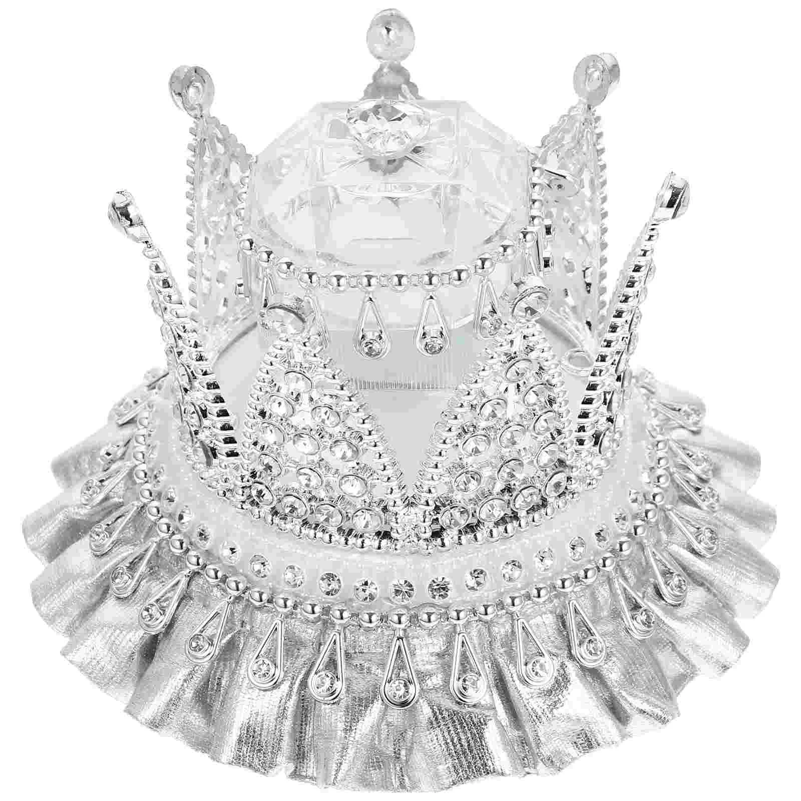 

Crown Jewelry Box Jewelry Case Ring Storage Box Wedding Ring Case Ring Container
