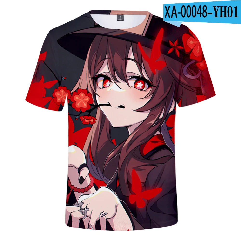 Genshin Impact Hu Tao T-Shirt – Anime Zakka