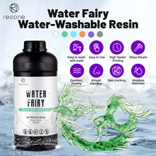  Resione Water Fairy Non-cracking Water Washable 3d UV Resin Liquid For LCD SLA DLP Elegoo Anycubic 3d Printer Photopolymer Resin 