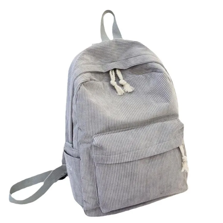 School Bag Female 2025 Korean Version Harajuku High School Student Personality Velvet College Style Backpack Female Backpack 4