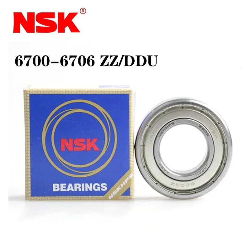 

NSK Japan Original Import 6700 6701 6702 6703 6704 6705 6706ZZ 2Z Deep Groove Ball Bearing ABEC-9 High Speed Metal Cover Bearing