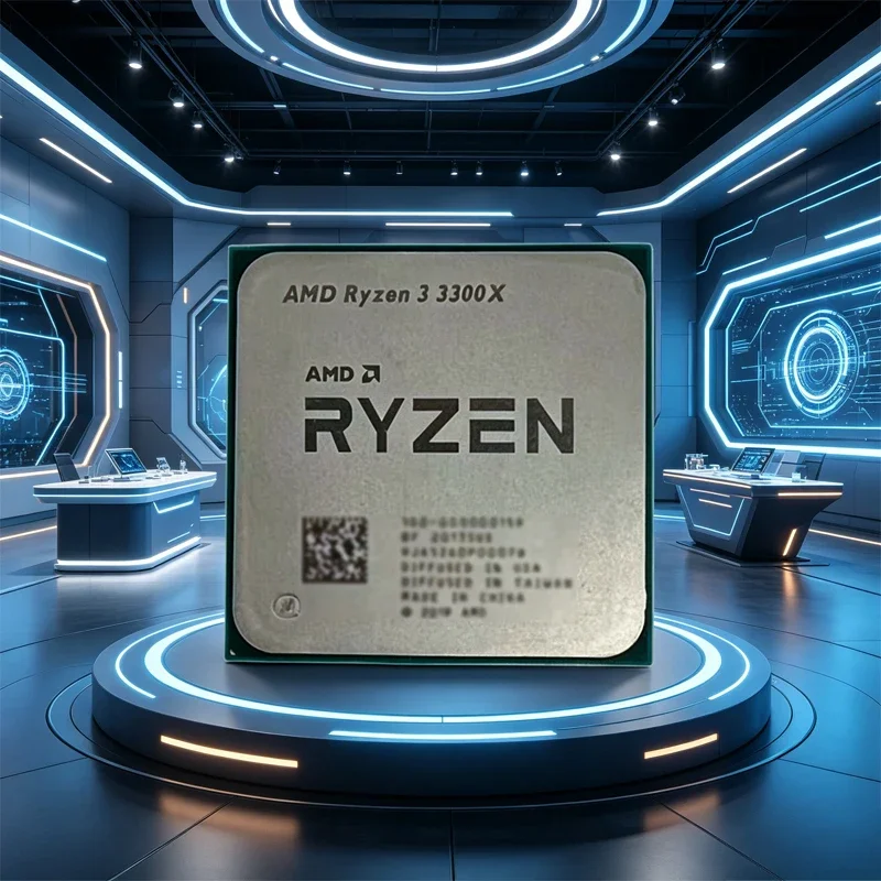AMD Ryzen 3300X R3 3300X 3.8GHz 쿼드 코어 8스레드 65W CPU 프로세서 L3=16M 100-000000159 소켓 AM4 65W 벌크