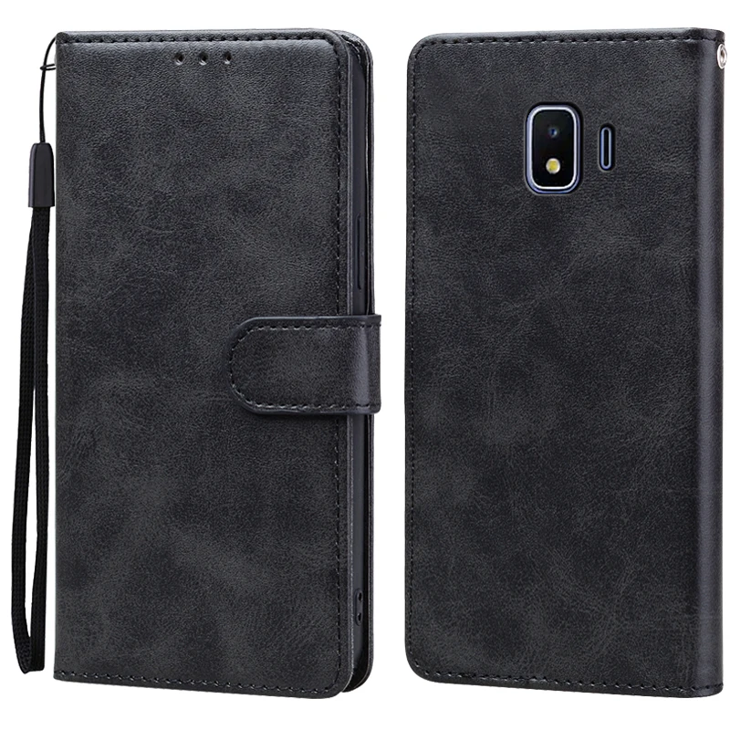 Samsung Galaxy J2 Core Leather Flip Wallet Soft TPU Case
