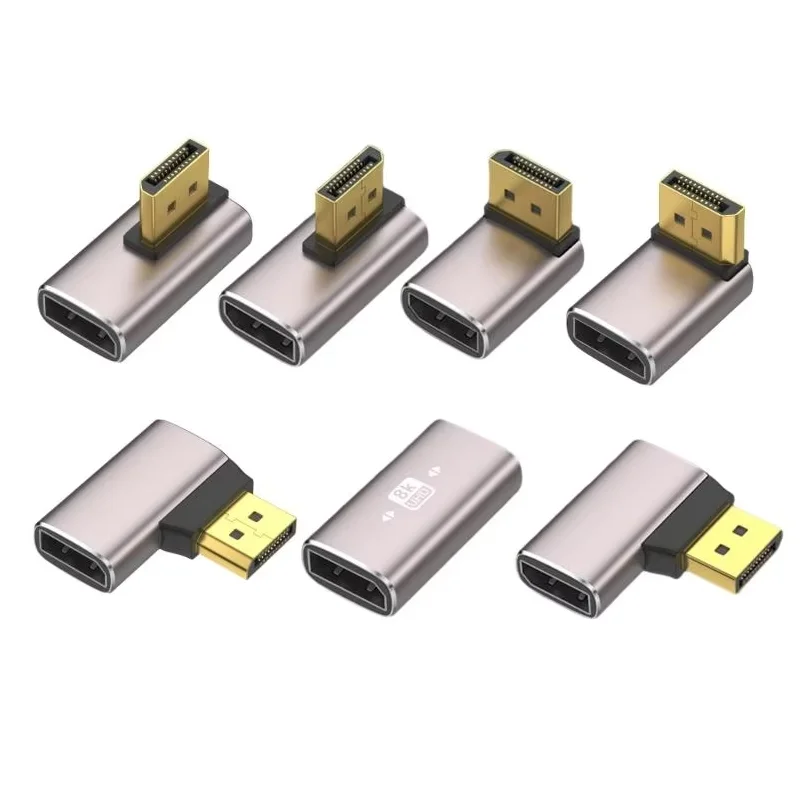Premium DisplayPort 1.4 8K/4K Gold-Plated Adapter with High-Speed Connector
