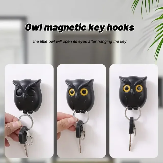 Porte-clés de théâtre magnétique, aimants auto-adhésifs, porte-clés, crochets de suspension, crochets décoratifs muraux pour la maison, 1 pièce, 3 pièces 5