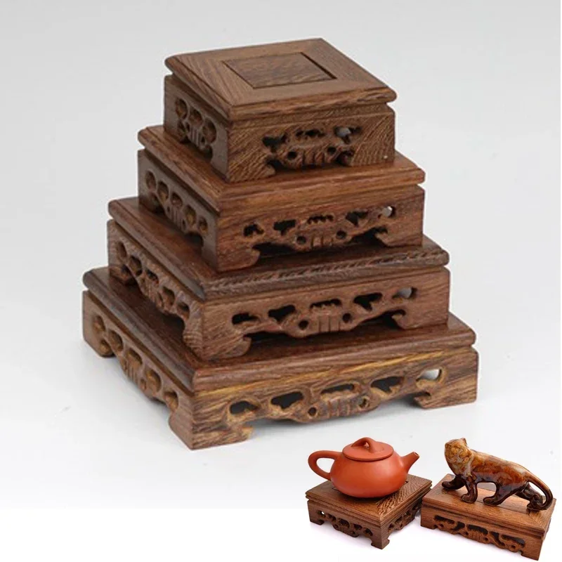 Desk Decor Wooden Retro Tea Tray Table