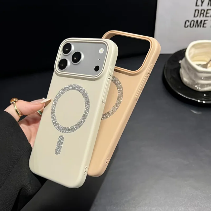 Magstfe Phone Case with Large Hole Lens and Flash Drill Magnetic Coil