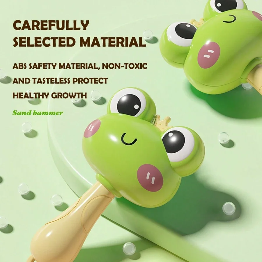 Plastic Kid Maracas with Crisp Sound, Bright Appearance, and Educational Toy for Early Education for 3 months+ 5