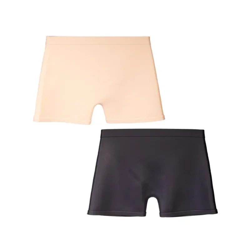 2pcs Children's Silicone Elastic Swim Trunks Antibacterial Swim Trunks Boys' Professional Four Corner Silicone High
