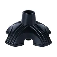 Crutch Pad Excellent Four Base Support Crutches Rubber Feet Greater Stability Crutches Rubber Feet for Traveling 1