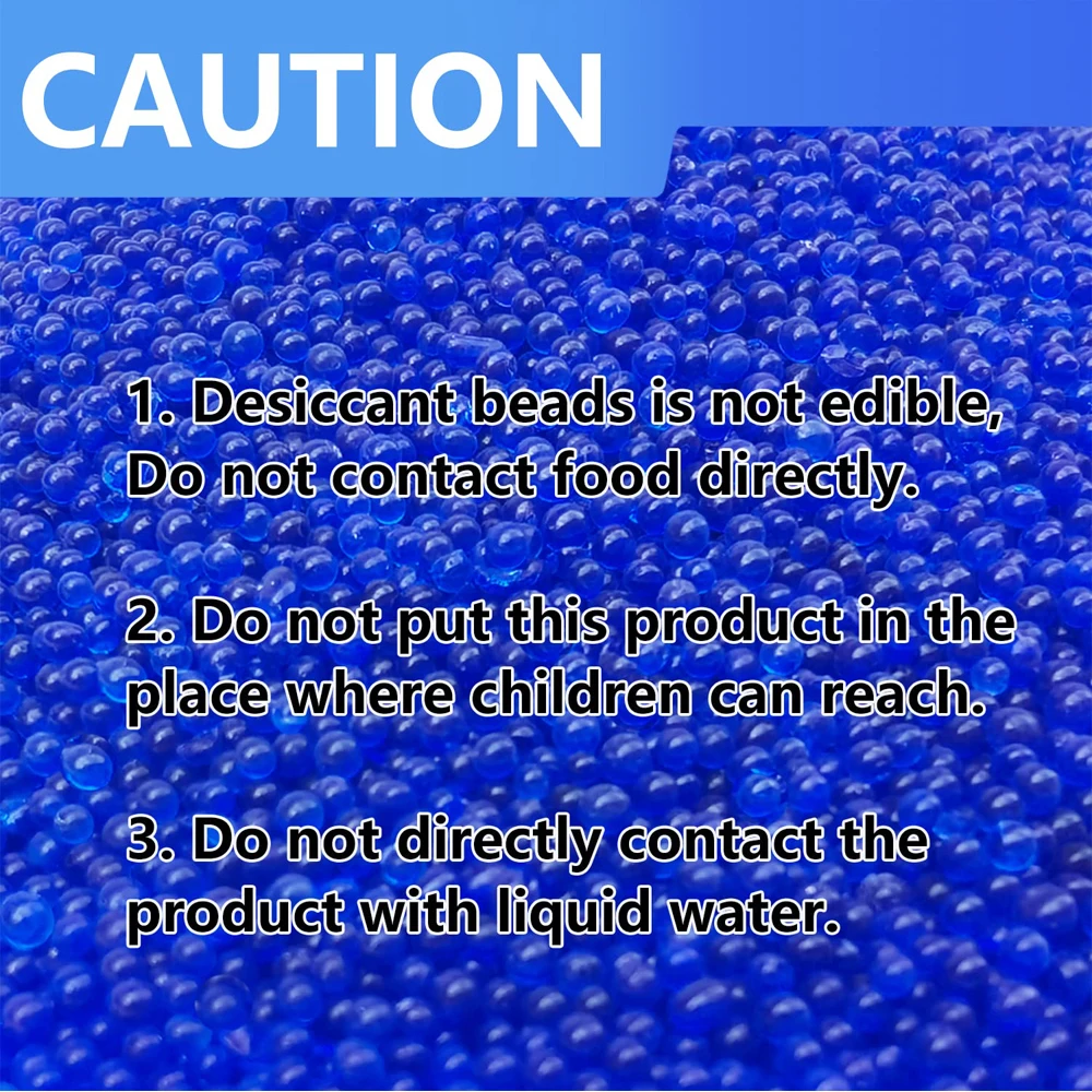 Waterproof Reusable Silica Gel Beads 500g Moisture Absorber for Electronic Product