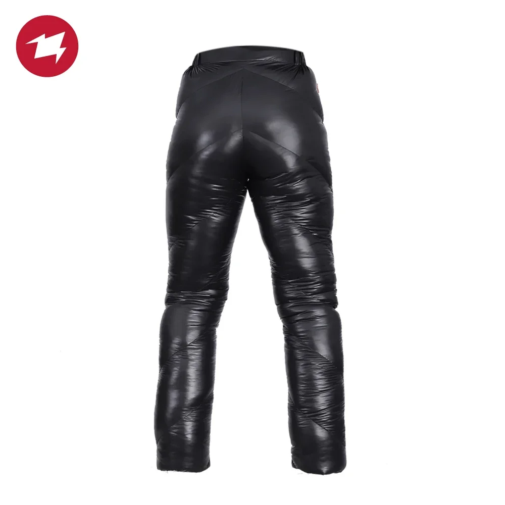 Hiking Pants AEGISMAX Unisex Outdoor Camping Winter Warm Goose Down Pants 800FP Hking Waterproof Nylon