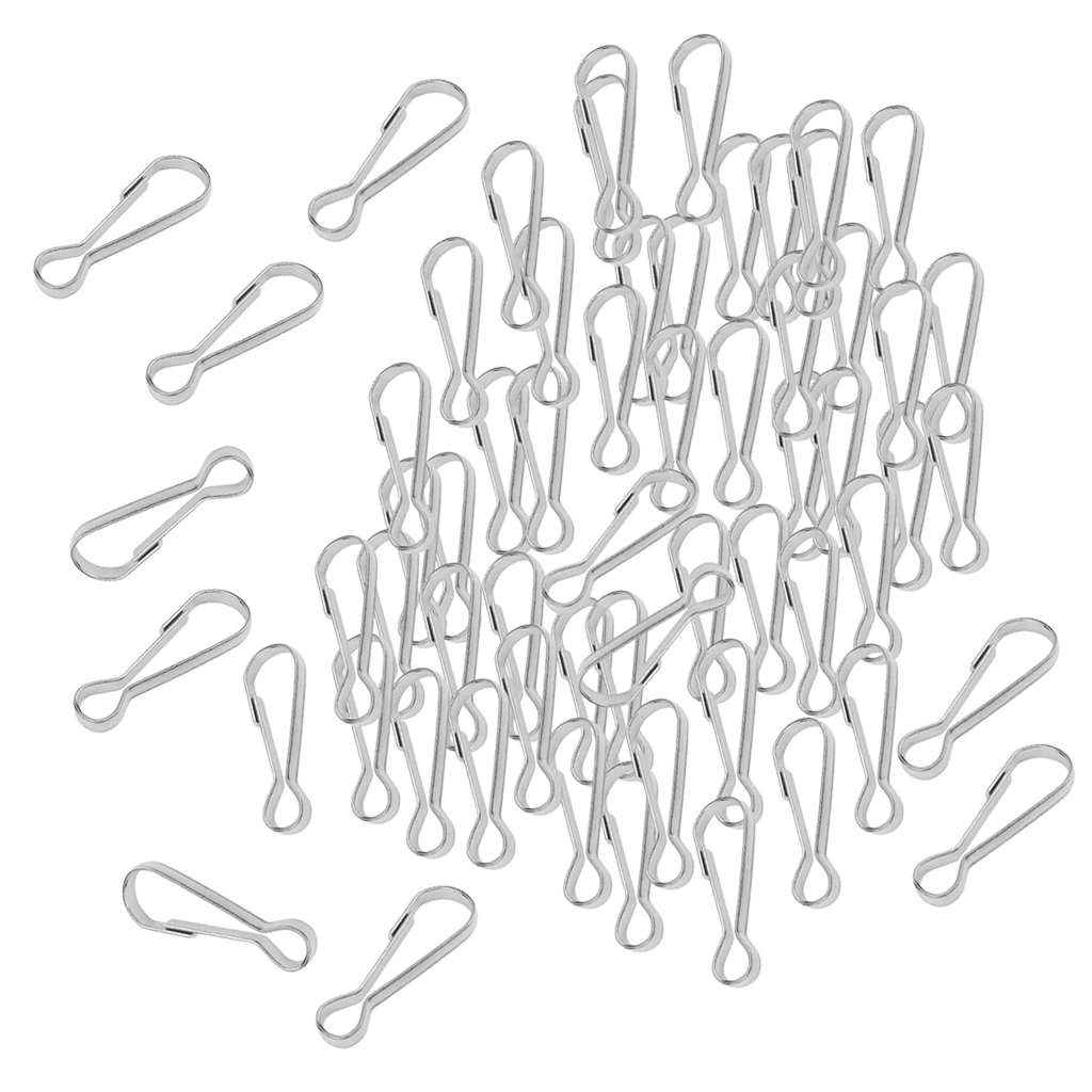 Stainless Steel Snap Hook Keychain Carabiner 100pcs climbing carabiner