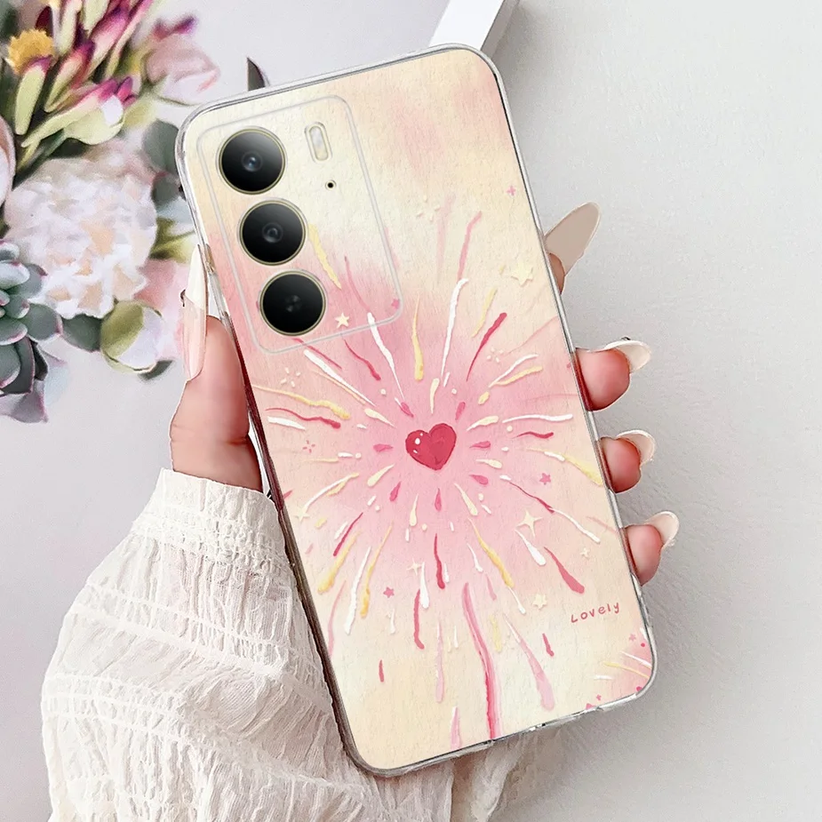 Stylish Painted Soft Silicone Phone Case - Back Cover Bags for Smartphone Protection