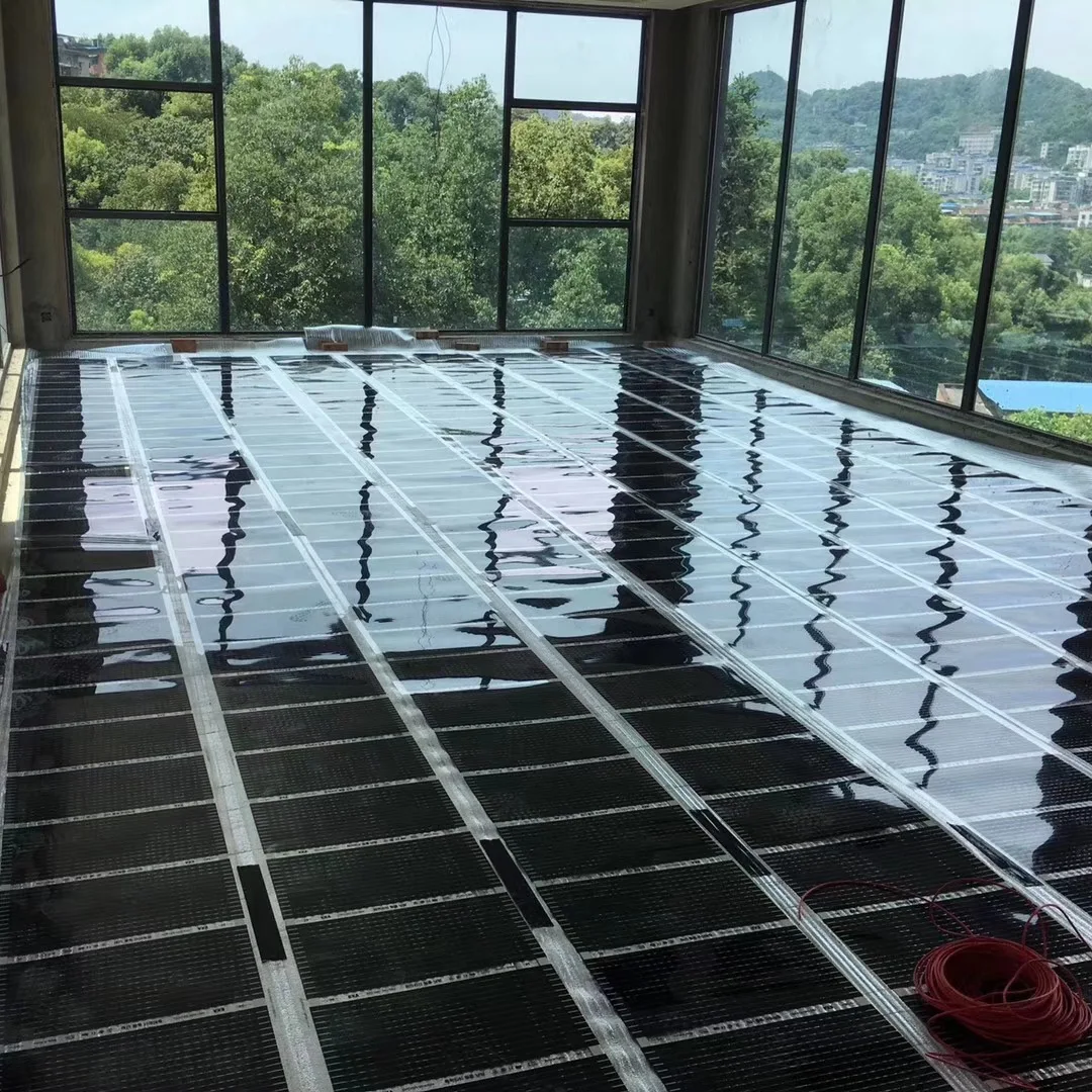 적외선 탄소 바닥 난방 필름 낮은 전기 따뜻한 매트, 모든 크기, 50cm 너비, 400w/m2, AC220V