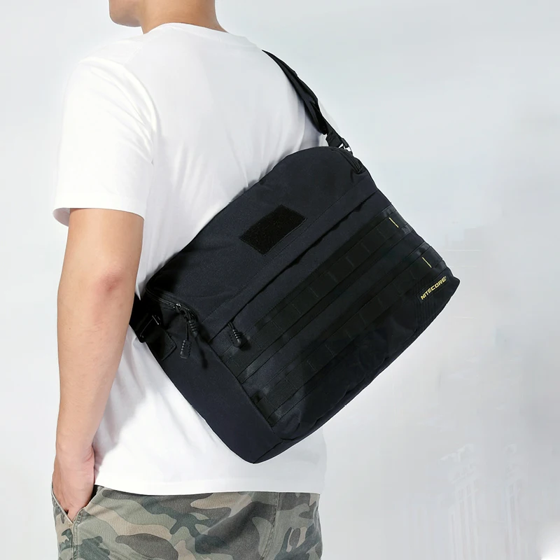 NITECORE SLB09 Commuter Sling Bag 9L Capacity Inclined shoulder bag 500D Polyester Fabric Traveling pack Messenger Bag