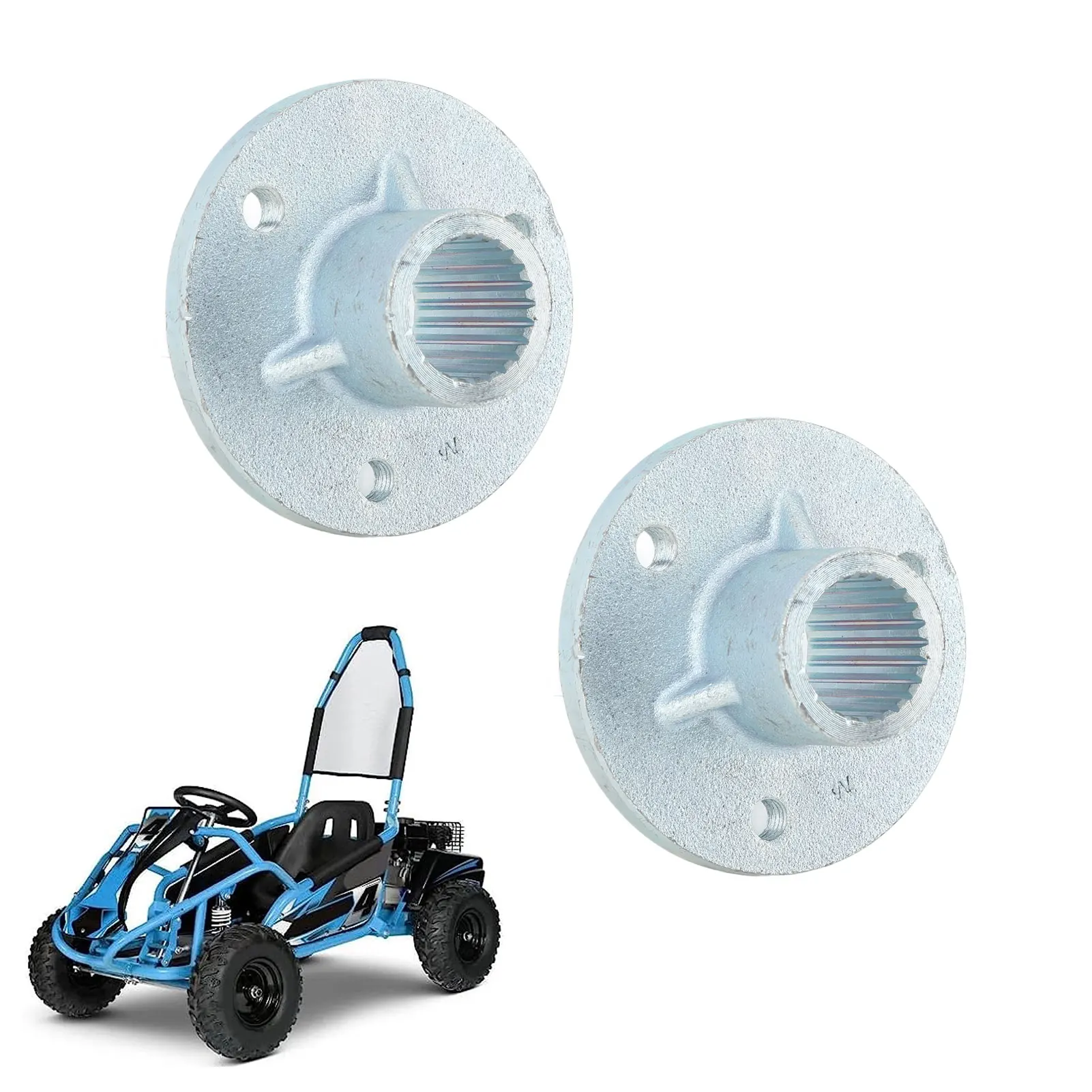 23T 3 Stud Rear Axle Wheel Hub with Screws Left Right Fit For 5inch Tyres Quad Motorcycle ATV Kart Rear Axle Wheel Hub Kit