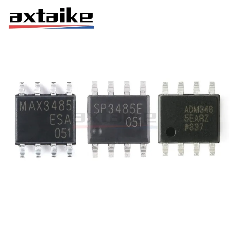 

10PCS MAX3485 SP3485 ADM3485 SOP-8 MAX3485ESA ADM3485EARZ SP3485EN SP3485E 3.3V 10Mbps RS-485/RS-422 Transceivers SMD Chip IC