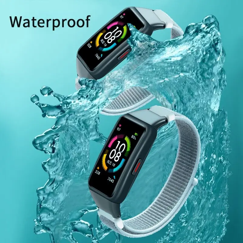 Adjustable Breathable Nylon Strap Replacement Bracelet Wristband