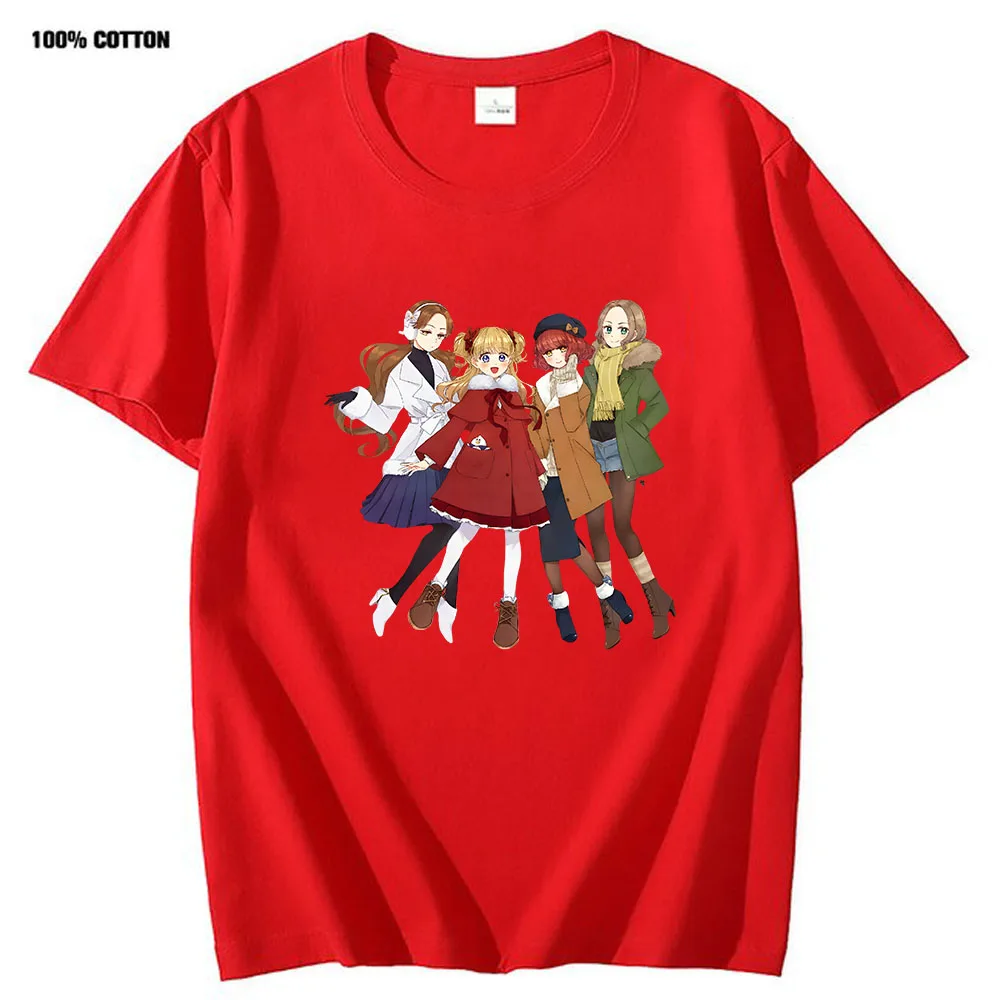 Shadows House T-shirt Anime Graphic T Shirts Cartoon Anime 100% Cotton Mens Tshirt Harajuku Tee-shirt Women Fashion Clothing