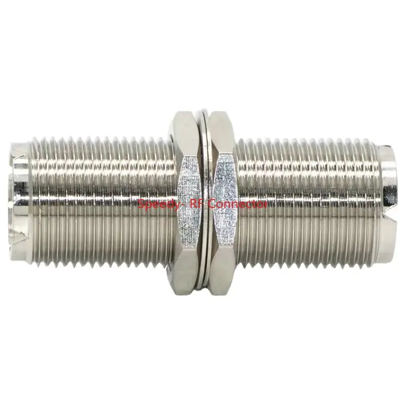 2 Conectores SO239 UHF Hembra Para Montaje En Panel - Compatible Con PL259