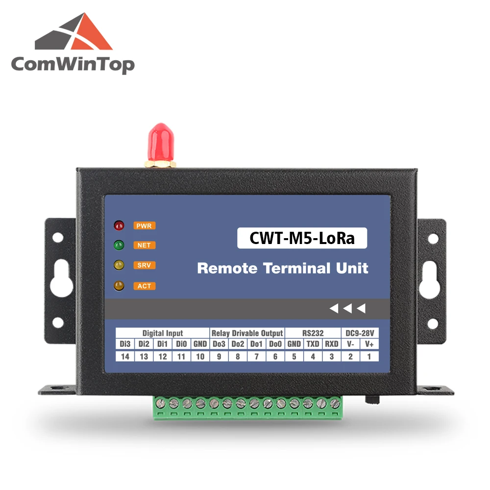 Cwt-M5-Lora 3Di + 3Do Wireless 433M Lora Modbus Io Modulo Modbus Rtu