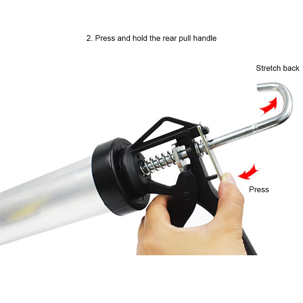 Sausage Maker Bait Fishing Aluminum Fishing Boilie Making Gun with 4pcs Spare Nozzles Fishing Lure Accessories Tackle