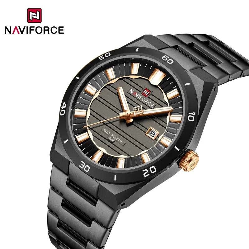 NAVIFORCE Watch for Man Business Fashion Casual Wristwatch 30m ...