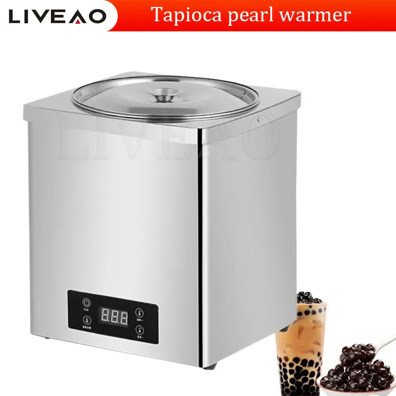 Pearl Cooker 3L Acciaio Inossidabile Tapioca Pearl Machine Bubble Tea Cooker Latte Tea Pearls Cook Pot Bubble Cooker