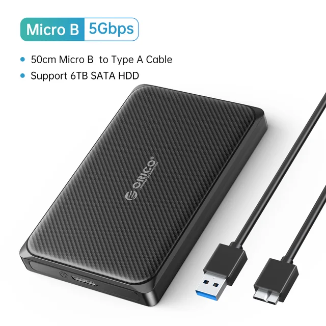 Orico Usb 3.0 To Sata 3.0 Hdd Case 2.5" Hdd Enclosure External Hard Drive  Case Support 2tb Uasp Connected To Pc,laptop,ps4 - Hdd & Ssd Enclosure -  AliExpress