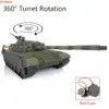 NEW Heng Long Military War RC Tank 1/16 7.0 Russia T72 3939 Red Eyes Wireless Off-road 360° Rotation Electric Army Toys TH20564 1