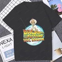 T-shirt Doc Brown Retour vers le futur pour hommes, vêtements pour hommes, T-shirt amusant, Gigaconsolidation, 1.21 3