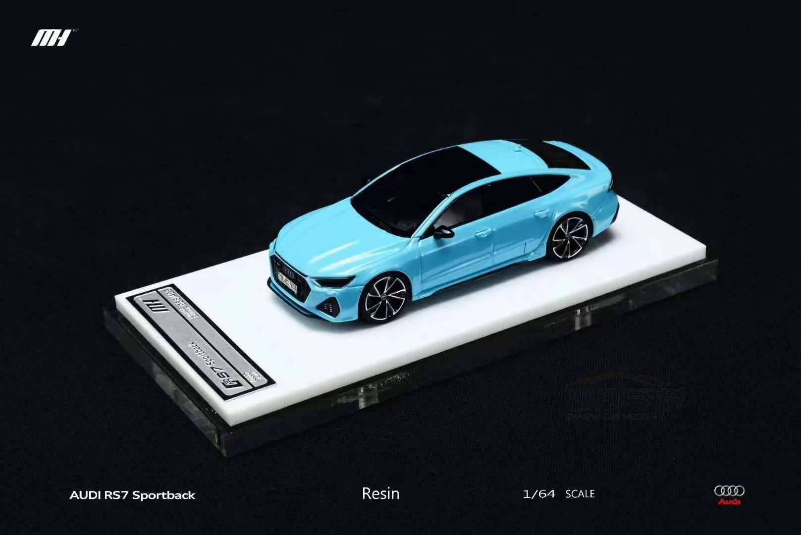 MH MotorHelix 1/64 アウディ RS6 シルバー 京商　レジン Motorhelix 1:64 Audi Rs7 resin ornament car model - AliExpress